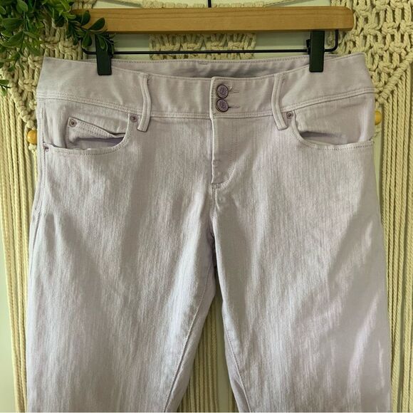 LILLY PULITZER Wisteria Worth Straight Jeans Purple Size 10 - Picture 4 of 16